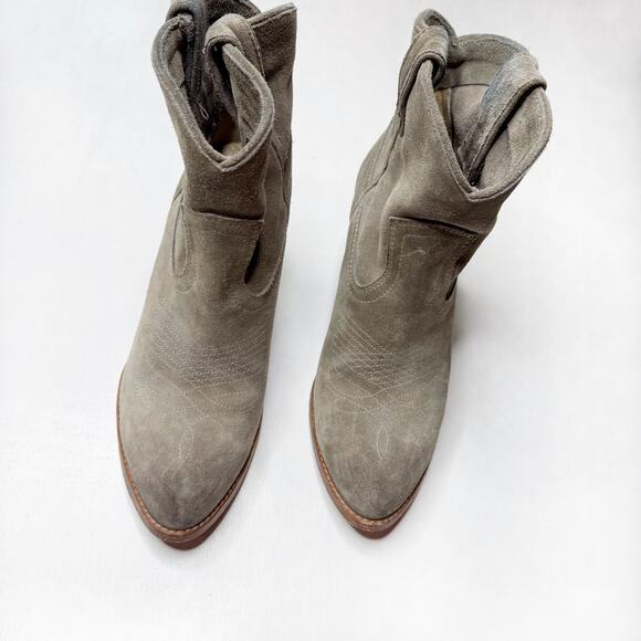 FRYE Gray Booties - Picture 1 of 4